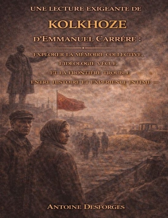 Une lecture exigeante de Kolkhoze d'Emmanuel Carrère - cover