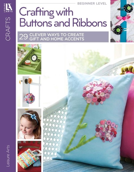 Crafting with Buttons and Ribbons - cover