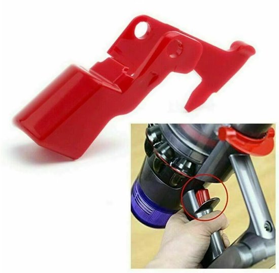 Actie4you® – Trigger geschikt voor Dyson V10 – V11 – Dyson Switch Button – Dyson knop – Stofzuiger trigger – Dyson stofzuiger knop rood – Aan uit knop Dyson – Trigger vervanger Geschikt voor Dyson