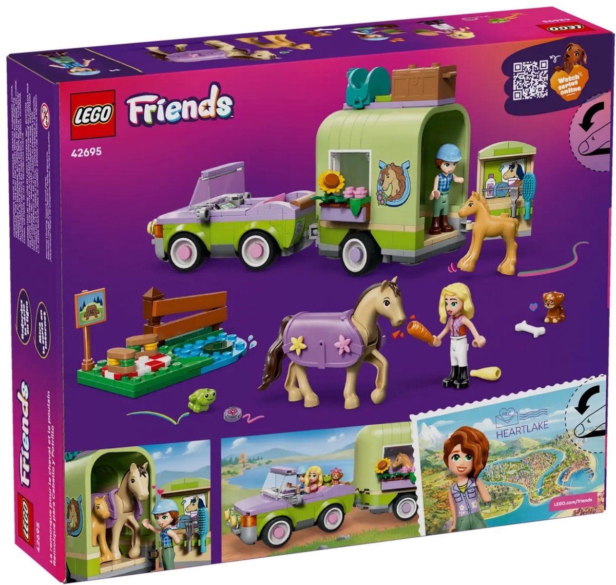 LEGO - Friends 42695 - Trailer en Paard en Veulen — afbeelding 14