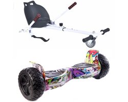Altrado - Hoverboard + Hoverkart – Purple Multicolour - 8.5 inch Off-Road - 15 km/h - 10km bereik - Bluetooth speaker - Oxboard - Hoverboards