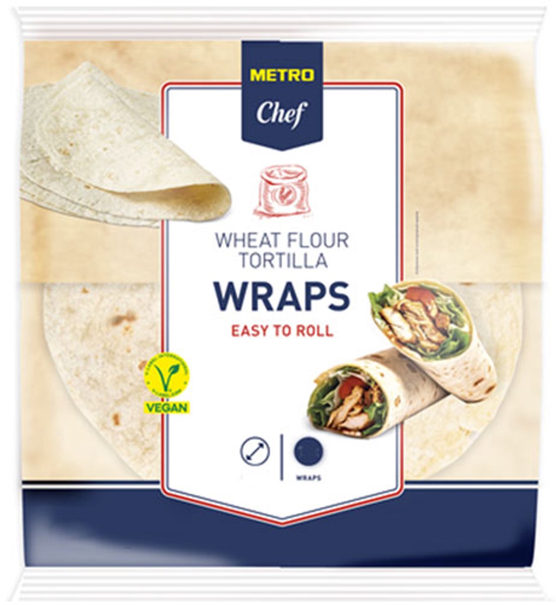 Metro Chef Tortilla Wraps 15 cm 18 stuks 504 gram
