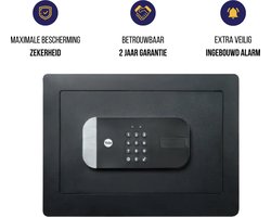 Yale - Slimme Kluis - Bediening via App - Met Pincode en Sleutel