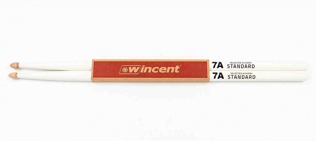Wincent W-7ACW drumstokken 7A White