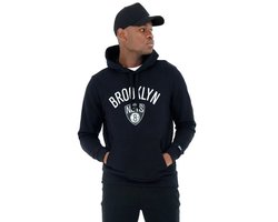 New Era Nba Regular Brooklyn Nets Hoodie Zwart XS Man