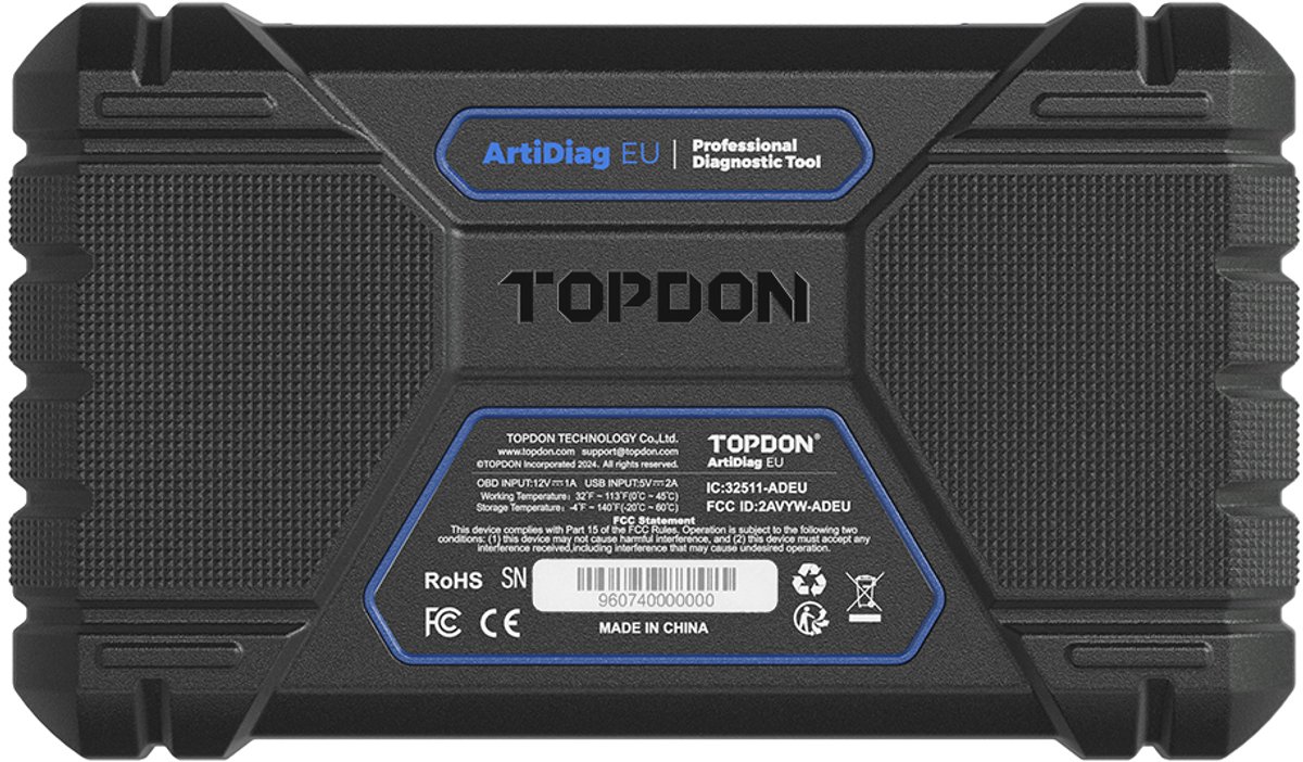 Topdon ArtiDiag EU Uitleesapparaat - OBD2 Scanner thumbnail 5