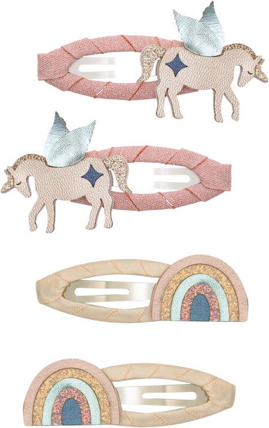 2022 Nieuwe De Prinses Sets Kids Pluche Dier Stijl Haar Clips Kinderen Cartoon H