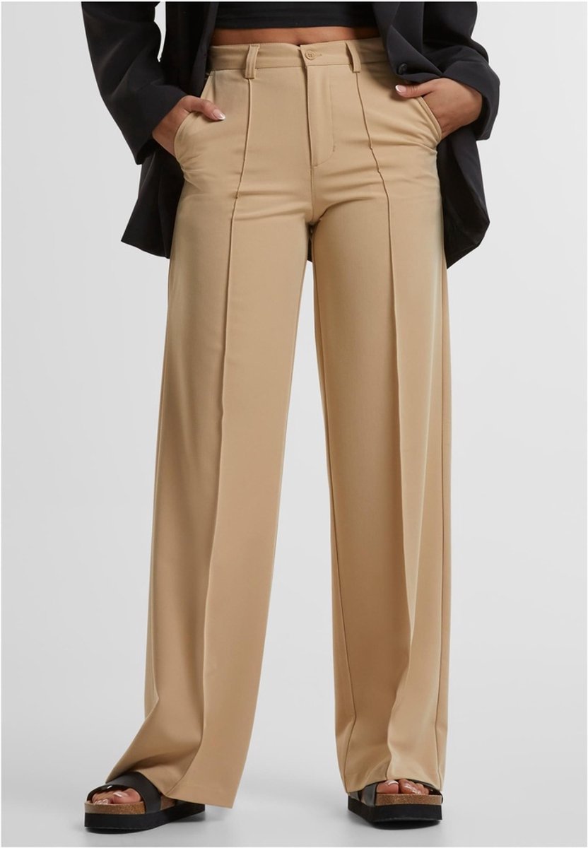 Urban Classics Pleated Wijde broek Taille 32 inch Beige