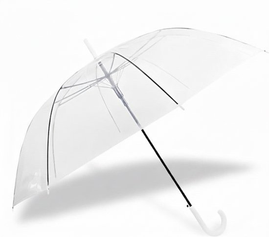 Parapluie transparent - Transparent - Robuste - Ø 96 cm