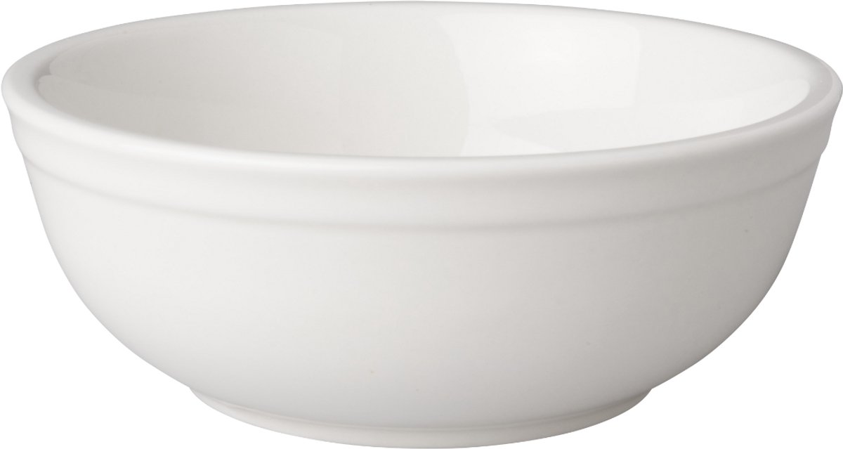 Mammoet - Budgetline - Schaal - ⌀ 15 cm - 40 cl - 6 stuks - Wit - Porselein - Kommen