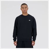 New Balance Sport Essentials Fleece Crew Heren Trui - BLACK