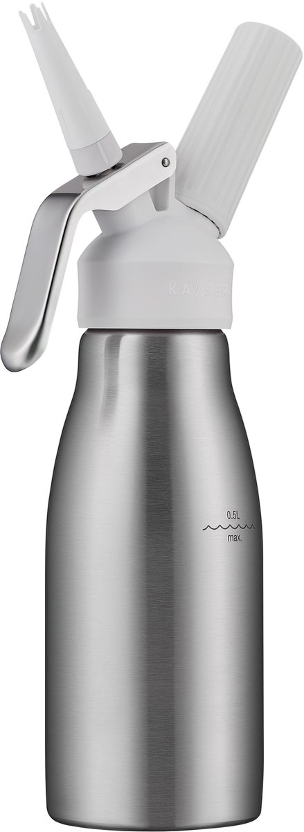 Kayser Whipcreamer 0,5L Slagroomspuit met patronen