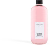 Millefiori Milano - Navulling voor Geurstokjes 500 ml - Magnolia Blossom & Wood - 9 tot 12 maanden