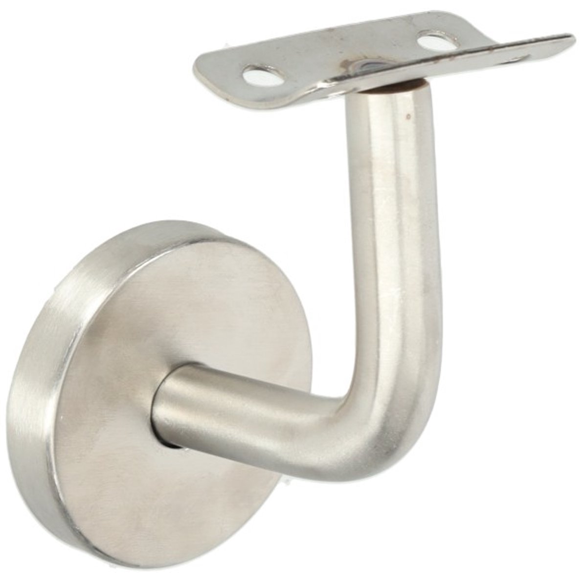 Trapleuninghouder - Zilver - Rond - Leuninghouder - RVS - Hol Zadel