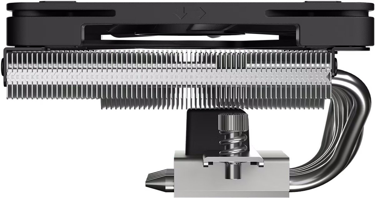 Scythe Big Shuriken 4 - Koeler voor processor 300 - 1900 rpm - 31.78 dBA - voor Intel LGA: 1851, 1700, 1200, 115x - AMD AM5, AM4 - 4-pin PWM - zwart, zilver