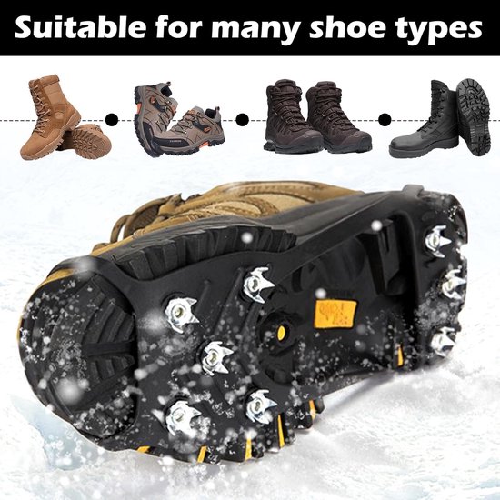 JINGLING - Spikes voor schoenen – 8 punts slijtvaste