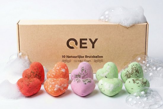 QEY XL Natuurlijke bruisballen set