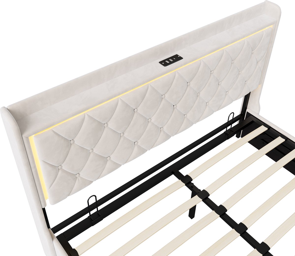 SHOPENTRA Opbergbed 160x200 cm - Tweepersoonsbed thumbnail 4