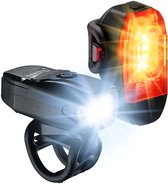 Set Feux Avant/arrière Lezyne KTV Drive Pro 300+ – 300 Lumens AV, 40 Lumens AR, Optique Grand Angle 270°, Recharge USB-C, IPX7