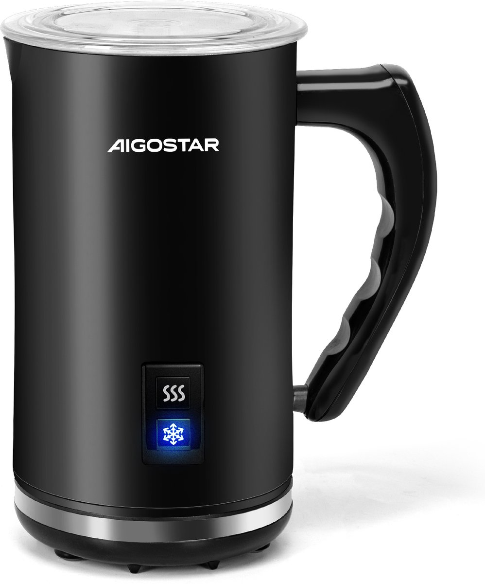Aigostar Capu 30RJP - Melkopschuimer - Zwart