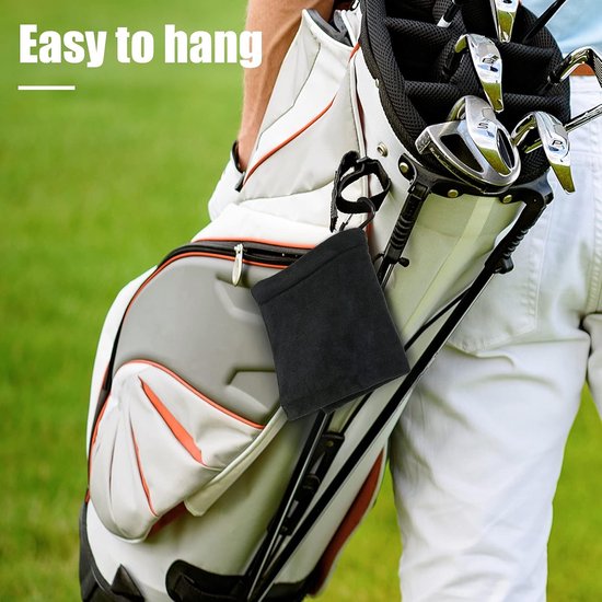 3 stuks - Golfhanddoek - Handdoekje voor in de zak - Draagbare golfhanddoek - Handdoekje voor nat en droog gebruik - Reinigingsdoekje met D-clip - Sneldrogende en gemakkelijk te reinigen golftas - Geschikt voor golf, fitness en buitenactiviteiten — afbeelding 4
