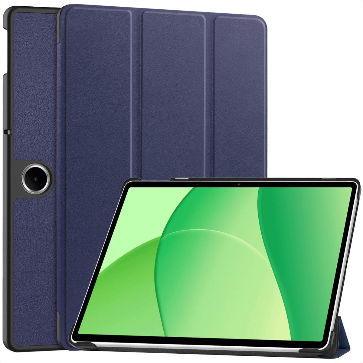 imoshion Tablet Hoes - Geschikt voor OnePlus Pad Lite - Trifold Bookcase - Donkerblauw