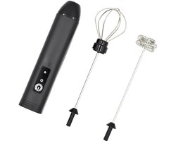 SIEPS Draadloze Melkopschuimer en Garde / Mixer Elektrisch Op Accu - Melkopschuimer Electrisch -…