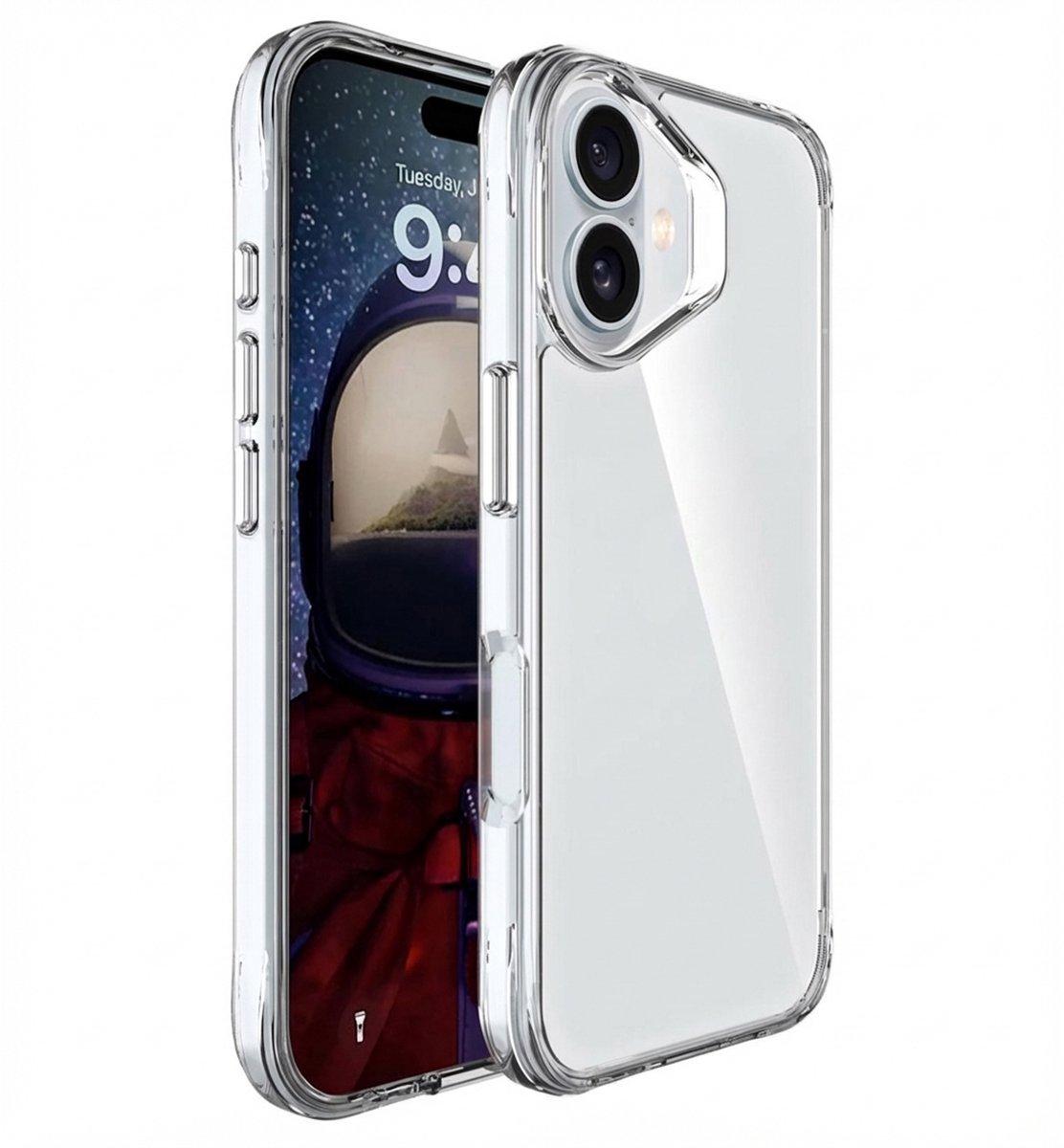 imoshion Hoesje - Geschikt voor Apple iPhone 16 - Case - Transparant