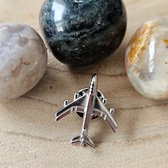 Avion argent, épingle en émail, broche, épingle, collectionner, décorer les vêtements