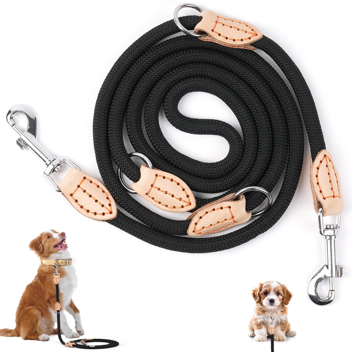 IMPERATORIS® Hondenriem - Looplijn voor Honden - Sterk - 2.1 m