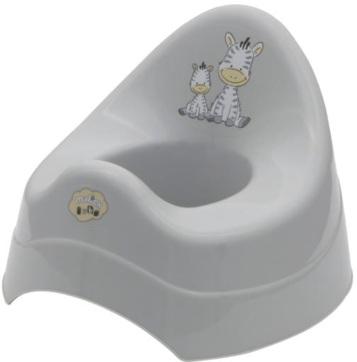 Maltex Baby Potje Zebra Grijs met Muziekdoosje