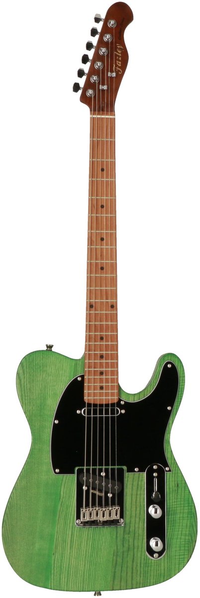 Fazley Outlaw Series Coyote Plus SS Green elektrische gitaar met gigbag