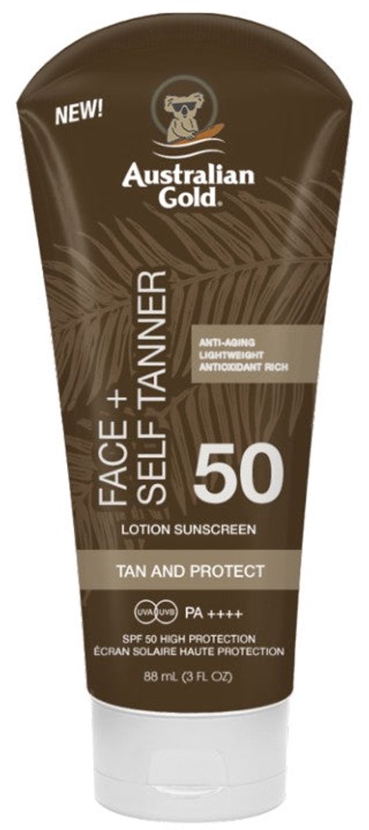 Australian Gold - SPF 50 Face + Zelfbruiner - 88 ML – foto 7