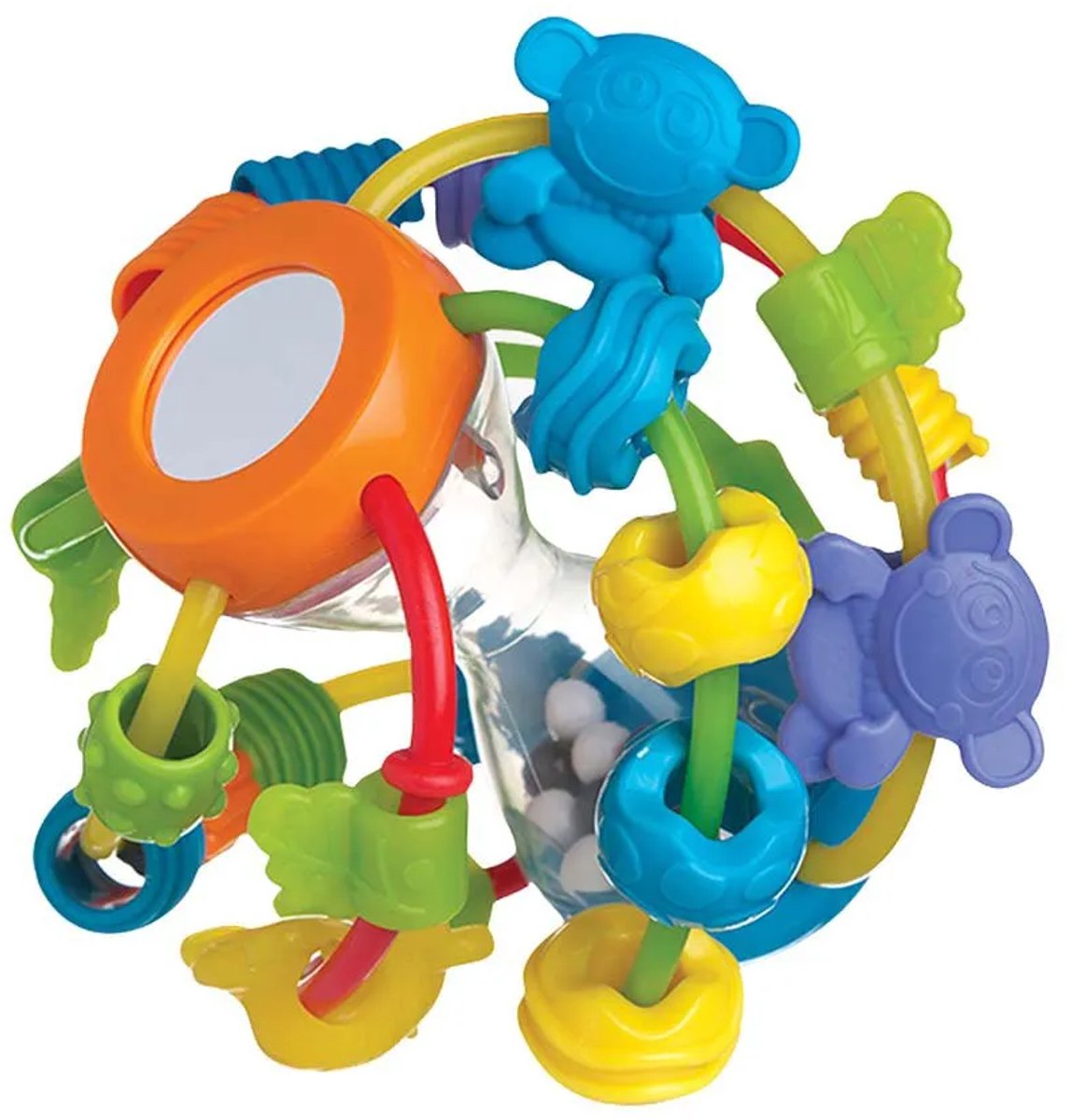 Playgro- Spelen en leren bal - Baby bal - Baby Speelgoed - Educatief baby speelgoed - Speelgoed Baby - Activity centre - Rammelaar - Activiteiten speelgoed - Cadeau - stimuleert ontwikkeling — afbeelding 17