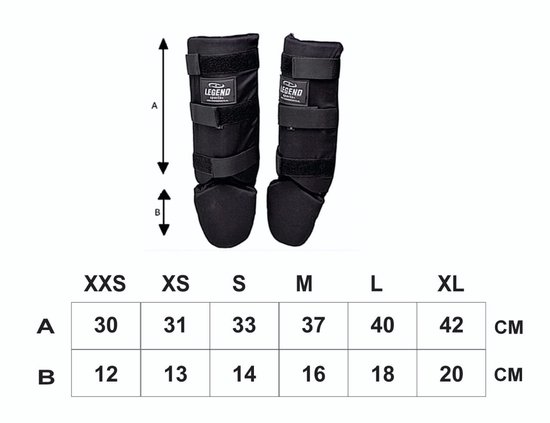 Protège-tibias Legend Fast Black L