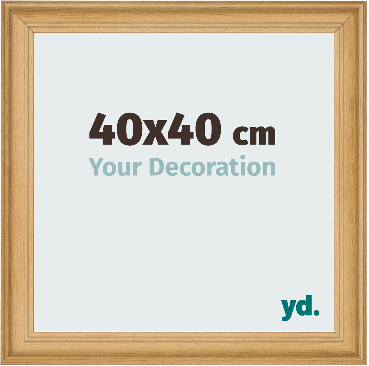 Your Decoration - Fotolijst 40x40 cm - MDF - Dennen Houtnerf - Lazio