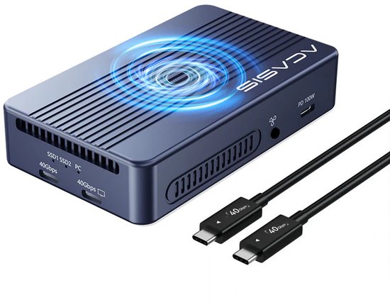 Acasis - TBU405PROMAX - 40Gbps - Thunderbolt 4/3 - M.2 NVMe - 2