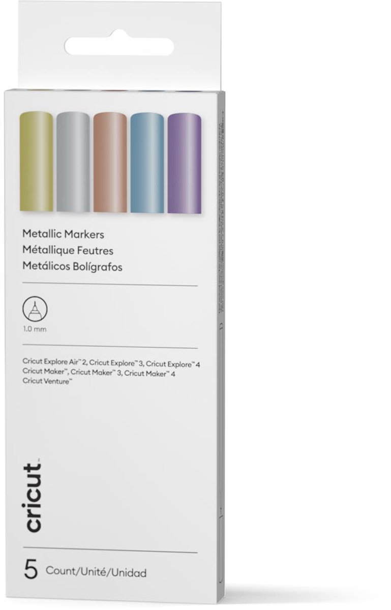 CRICUT explore/maker metallic marker (5 stuks)