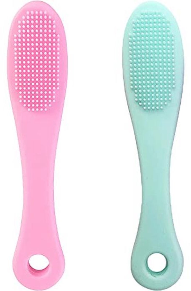 Siliconen Neus Wassen en Lip Scrub Borstel Set - Veilig voor Alle Huidtypes