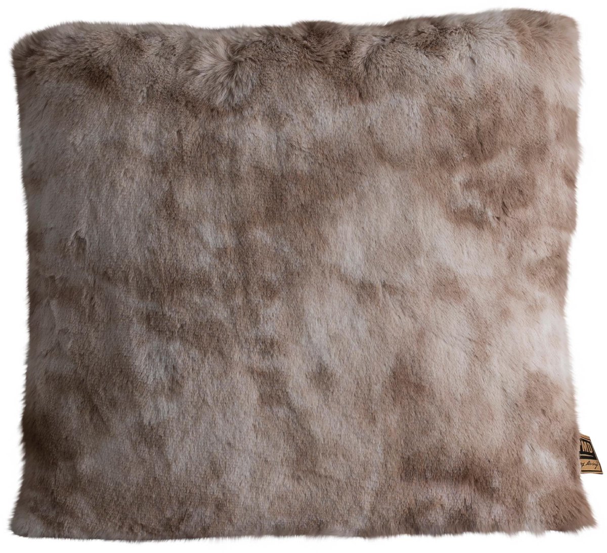 PTMD Linde Sierkussen - 45 x 10 x 45 cm - Fluweel - Bruin Beige