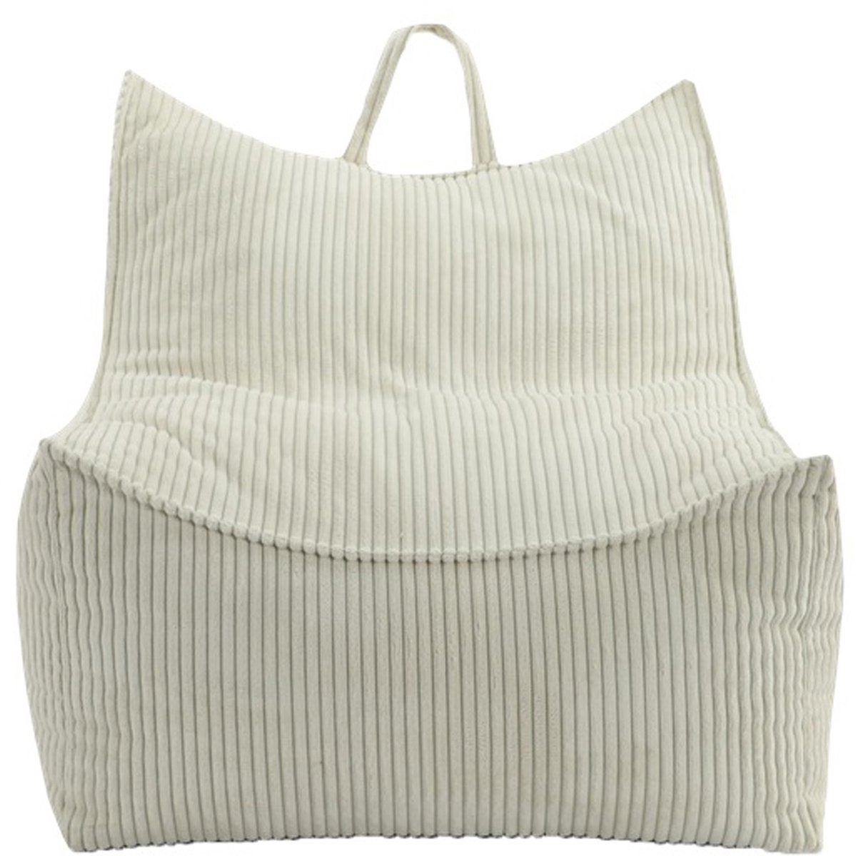 Overseas zitzakstoel Maeve - 75x75x90 cm - Off White
