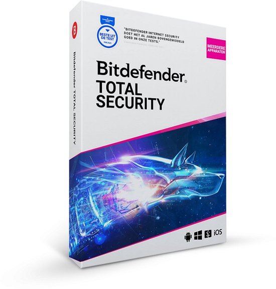 Bitdefender Total Security - 12 maanden - 10 apparaten - Bol