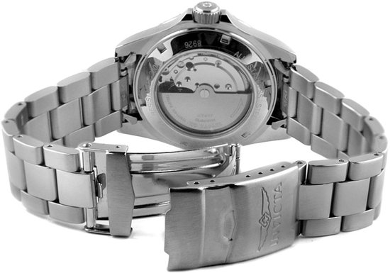 Invicta Pro Diver 8926OB Heren Horloge - Waterdicht - Analoog - Automatisch Uurwerk - Roestvrij Staal met Zwarte Wijzerplaat - 40mm
