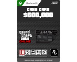 GTA Online: Bull Shark Cash Card $ 600.000 - Xbox Series X|S Download