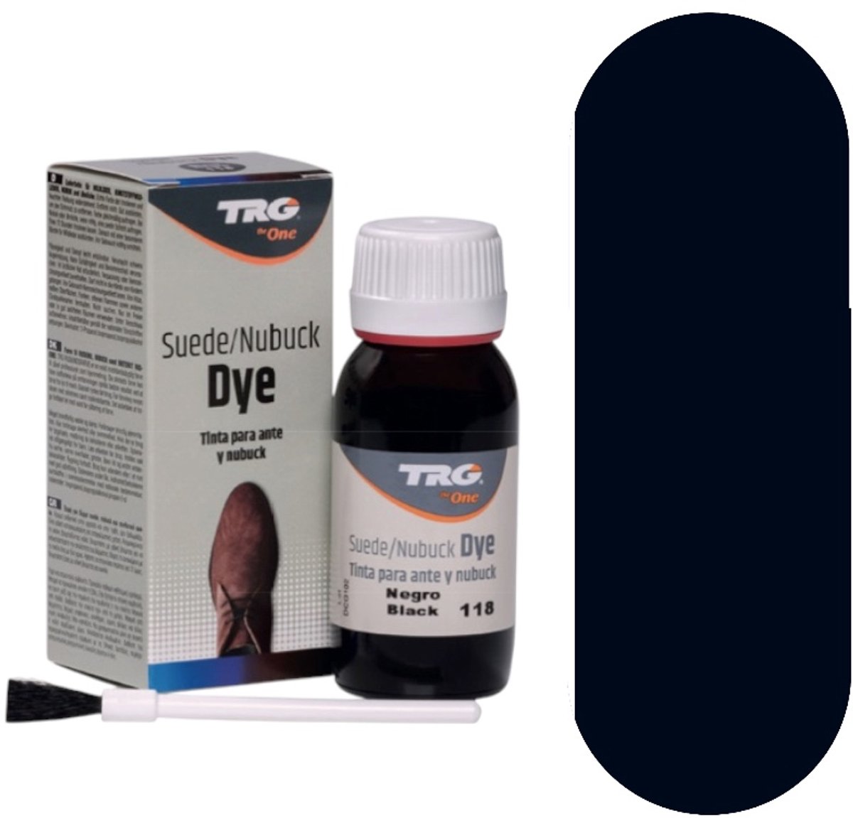 TRG Schoenverf - Navy marine blauwe kleurhersteller voor Suede en Nubuck