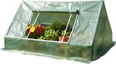 Lomera Broeikas in Huisvorm - Kweekkas - Groen Zeildoek - Anti-UV - UV-Straling Filteren - Ramen met Rits - Deur met Rits - Tuinkas - Moestuin - Kas - Broei Kas - Kweekkas - Kweken - Tuinkas