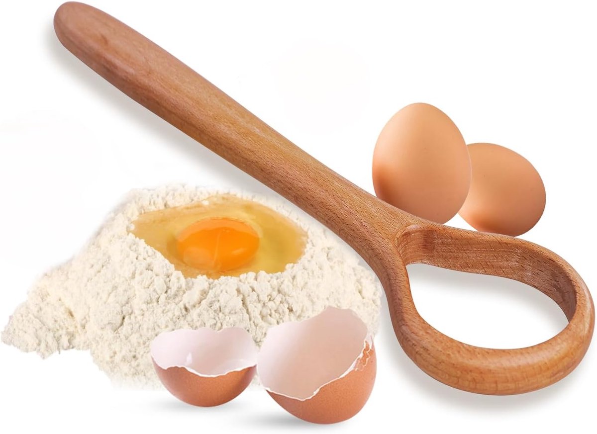 BOTC Garde - Traditionele Nederlandse Klopper - 33cm Houten voor zuurdesembrood Bakbenodigdheden - voor Pizza, Gebak