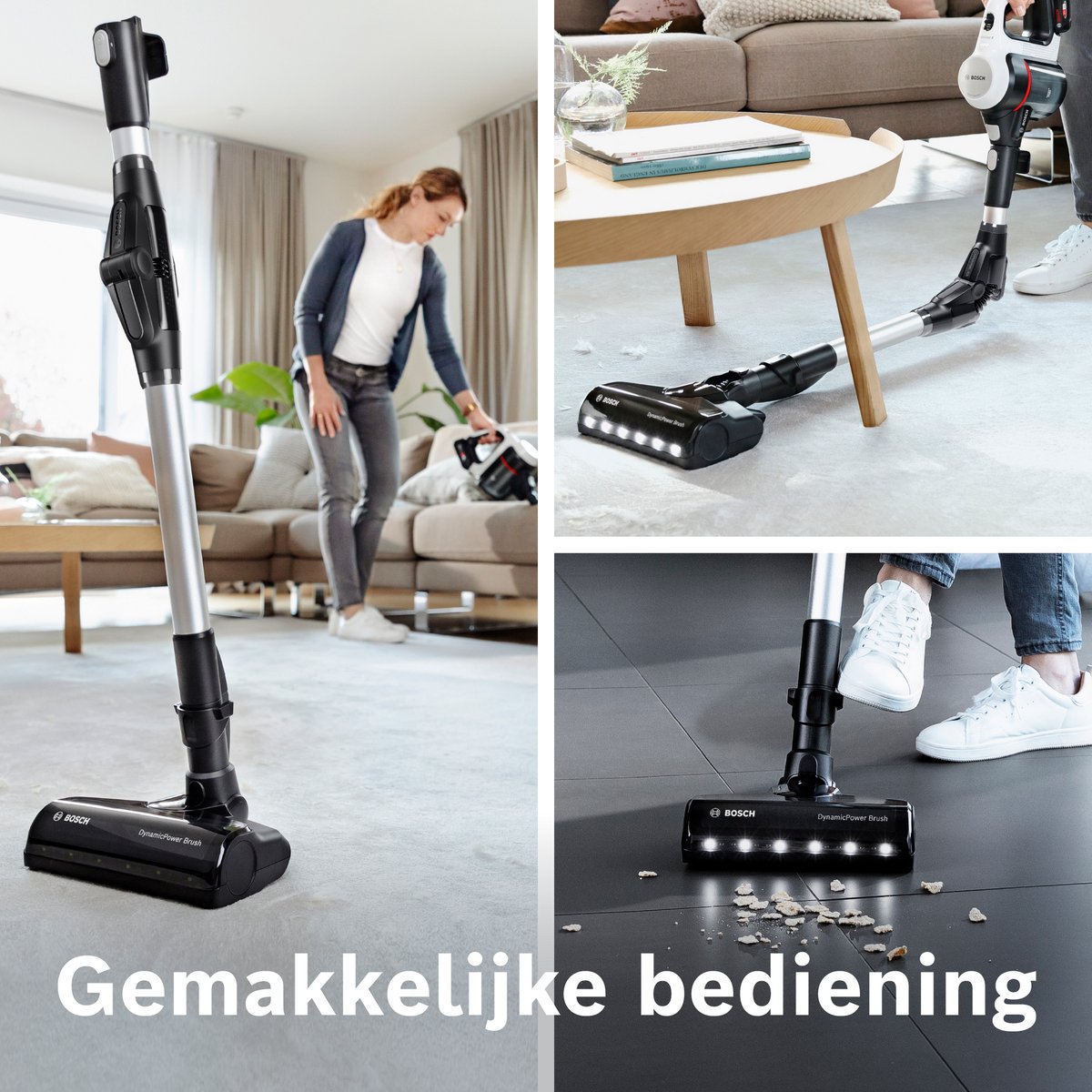 Bosch Unlimited 7 – Steelstofzuiger Draadloos 220W – Draadloze Stofzuiger – Op Accu – Zonder Zak – BBS711W — afbeelding 6
