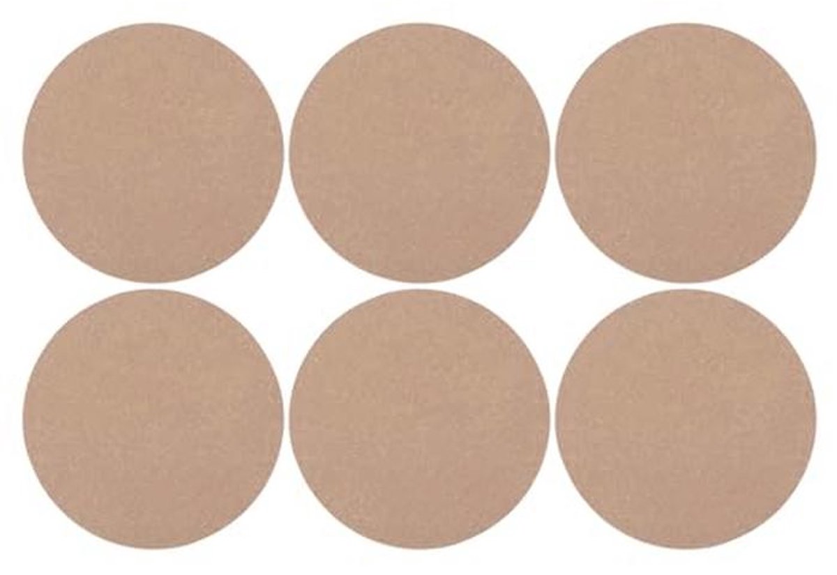 Ronde Potterschijven voor Keramiek - 6 Stuks, 15 cm Diameter, 8 mm Dikte