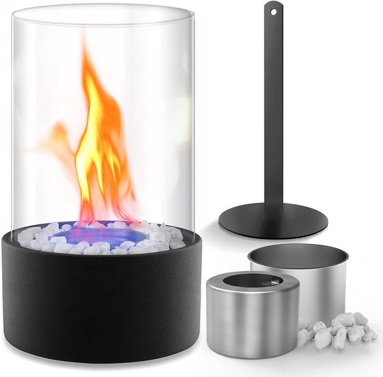 Home & Marker - Tafelhaard - Bio Ethanol - Sfeerhaard - Terrashaard - Voor Binnen en Buiten - FIREFLICKER